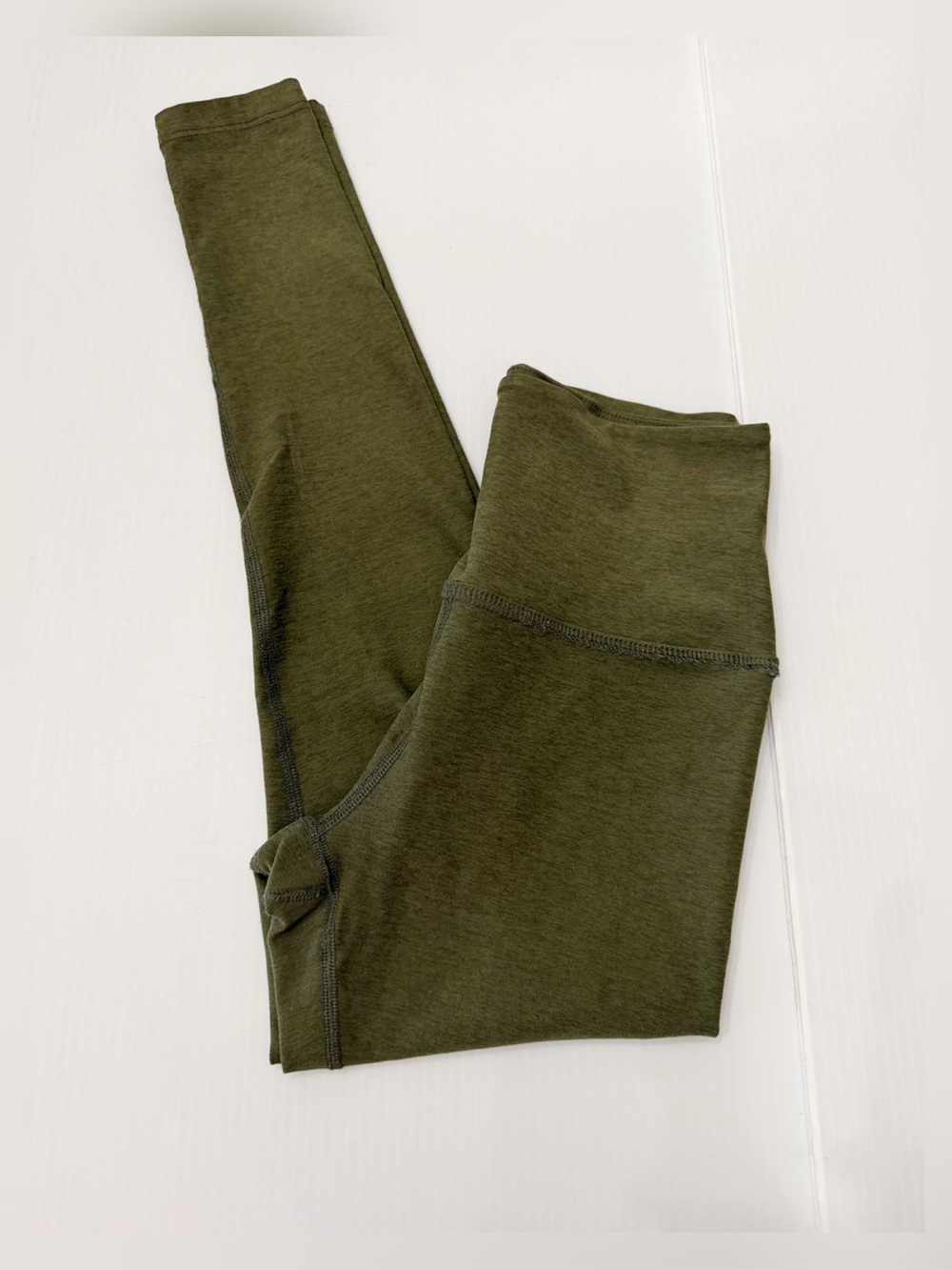Beyond Yoga Spacedye Olive Green High-Rise Leggings - XS